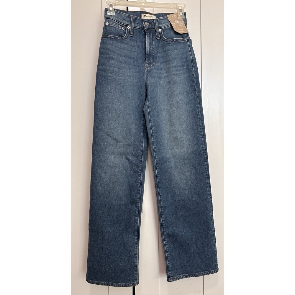Madewell Women's Blue  The Perfect Vintage Wide-Leg Jeans Size 23 - Picture 3 of 13